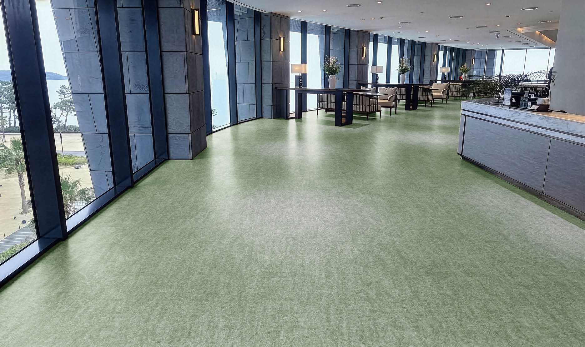 A large grocery store with aisles of food and drinks. AI generated content