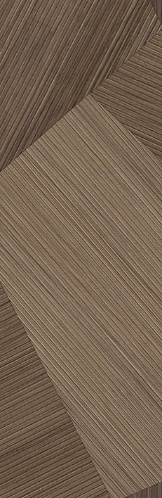 A wooden floor with a geometric pattern. AI generated content