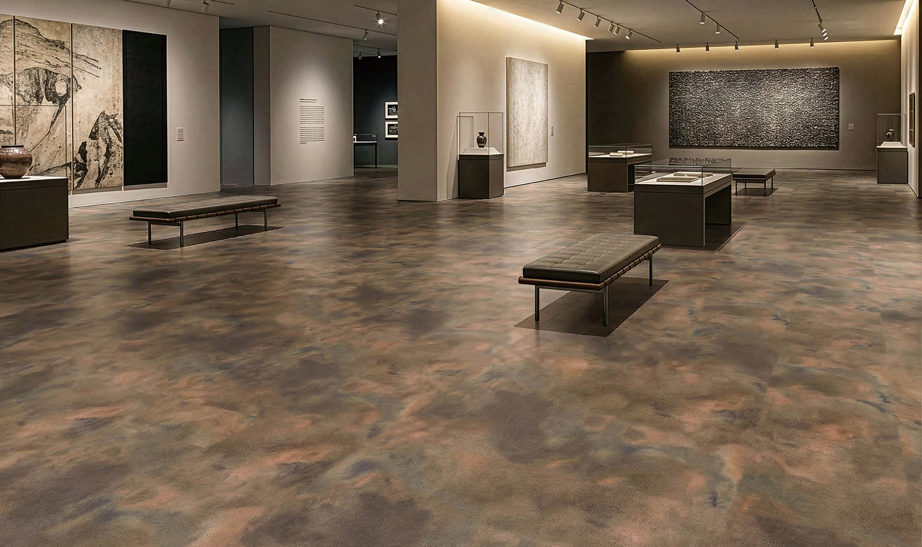 A large grocery store with aisles of food and drinks. AI generated content